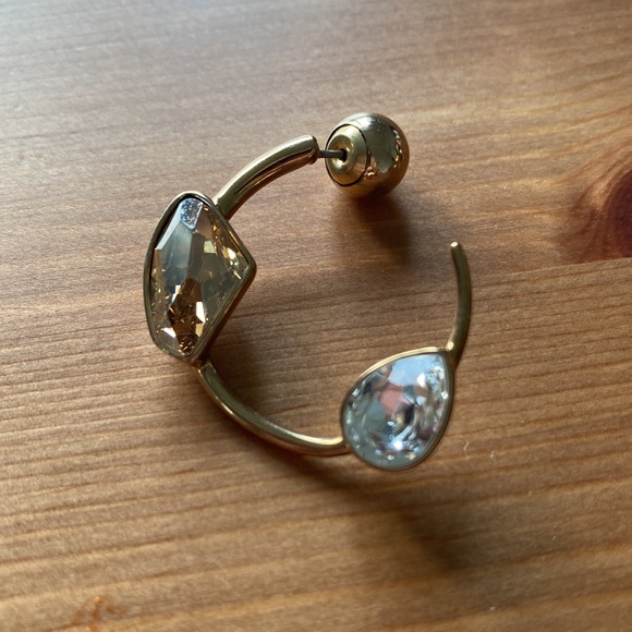 Swarovski Atelier Gold Hoops - Picture 4 of 7